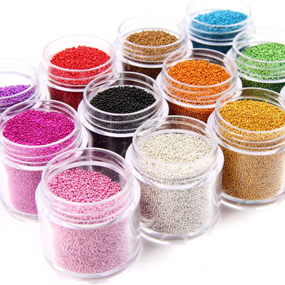 Nail Art Xmas - 1 Bottle Caviar Nail Art Bead