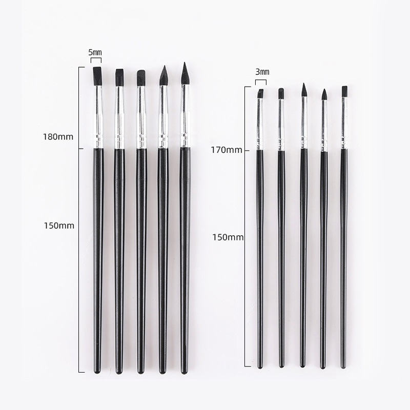 5Pcs Dental Silicone Brush Pen - Nail Art Sch 评论和价格