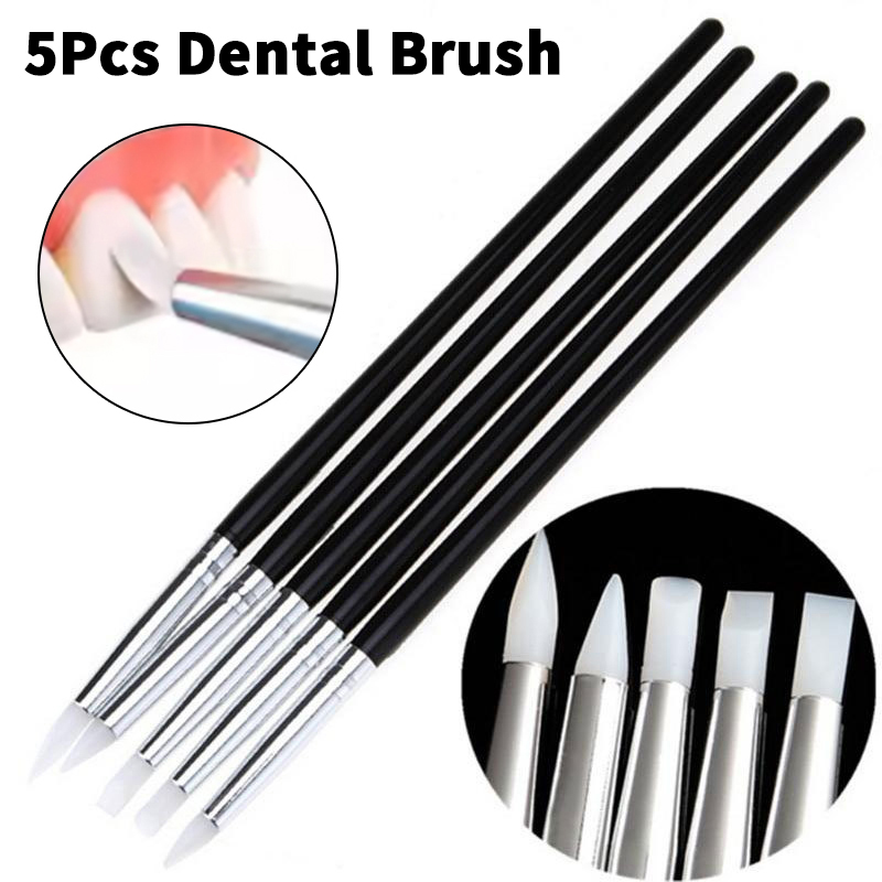 5Pcs Dental Silicone Brush Pen - Nail Art Sch 评论和价格