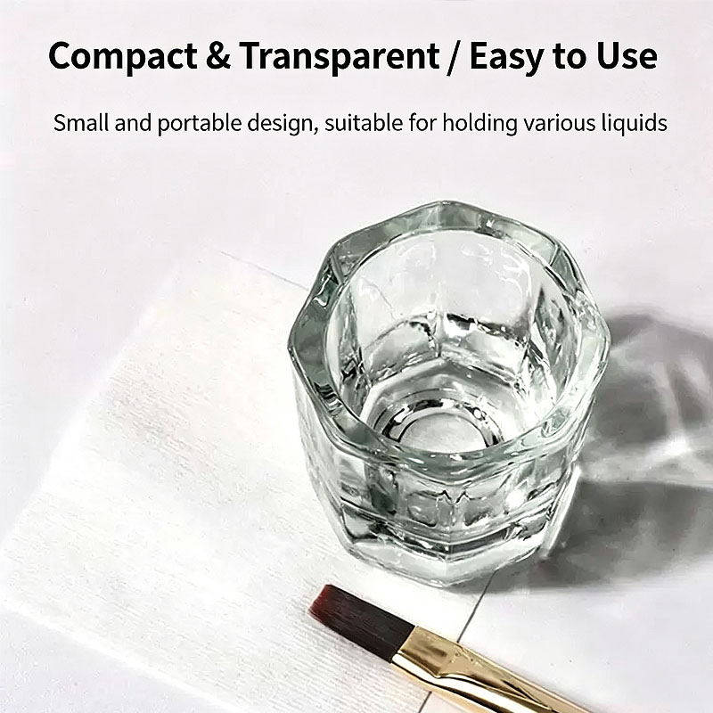 1pcs Nail Crystal Glass Nail C - Acrylic Powder Clear 评论和价格