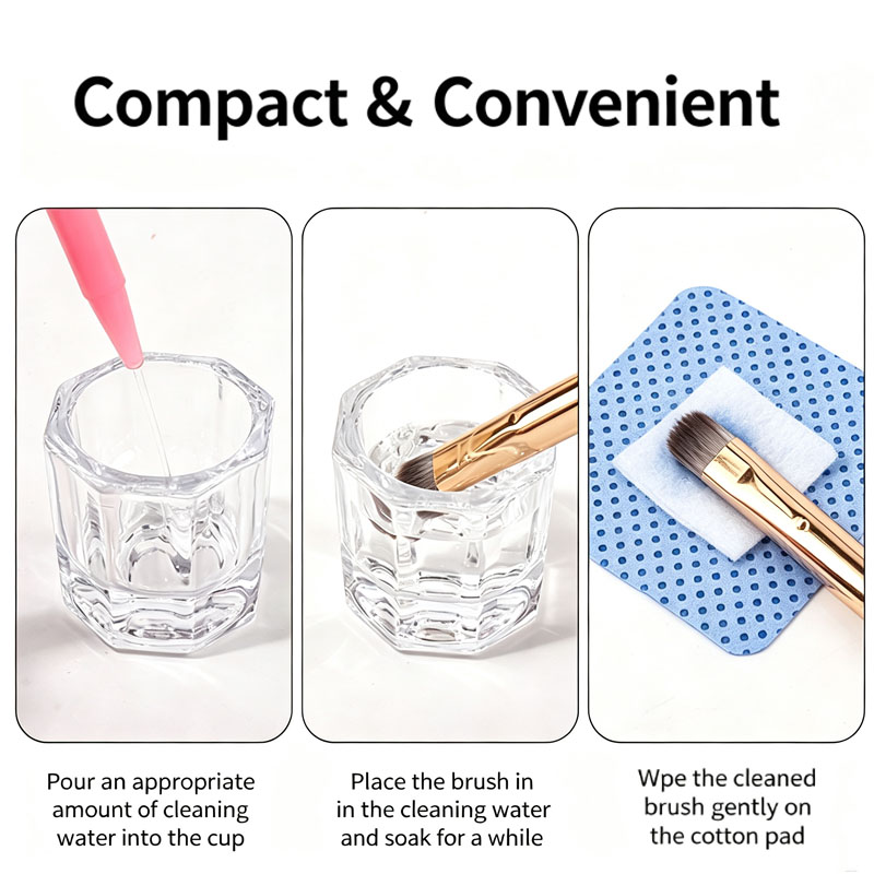 1pcs Nail Crystal Glass Nail C - Acrylic Powder Clear 评论和价格