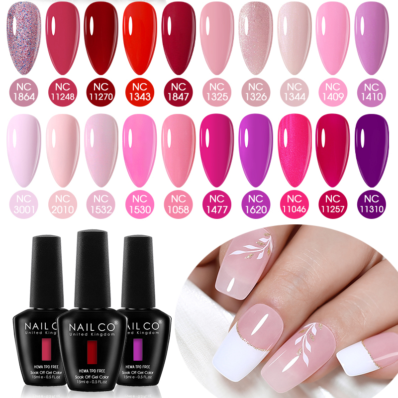 NAILCO 15ml Pink Color Spring  - Nail Art Natural Pink 评论和价格