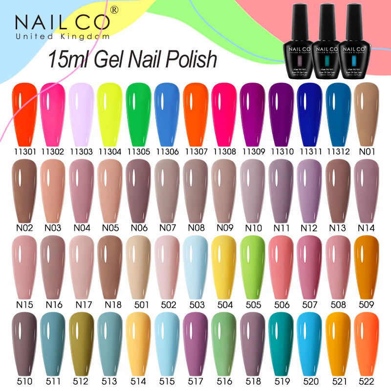 NAILCO 15ml Gel Nail Polish Re - Nail Art Natural Pink 评论和价格