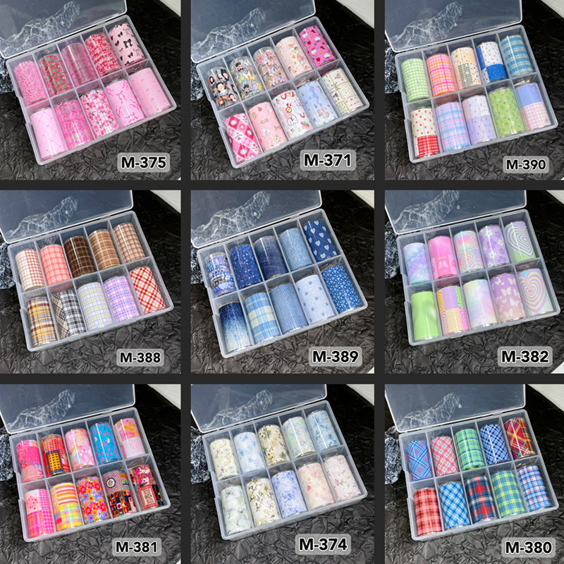 10 Rolls New Design Fresh Nail - Nail Art Xmas 评论和价格