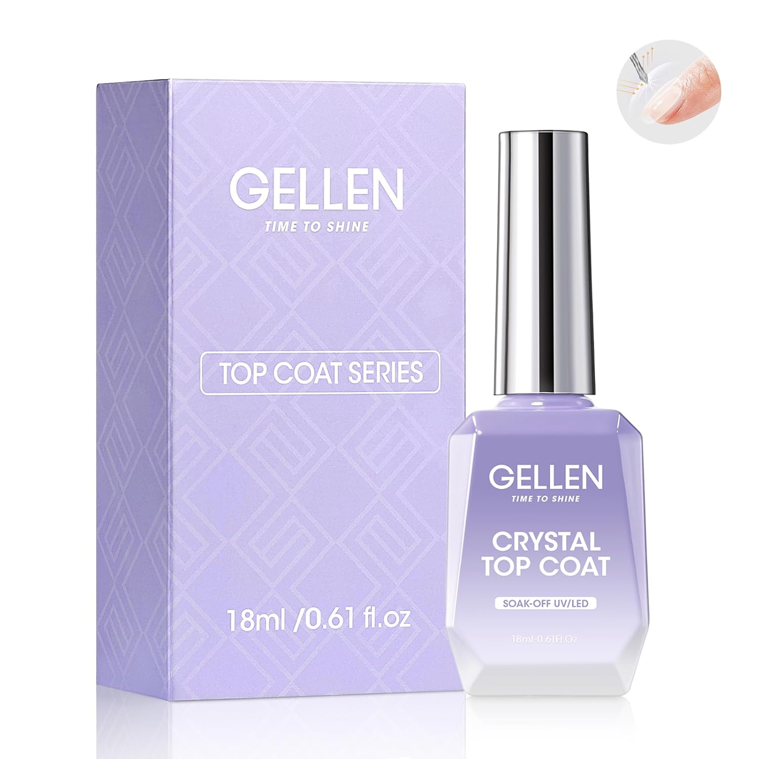 GELLEN Nail Gel Top Coat 18ML  - Gel Top Coat 评论和价格