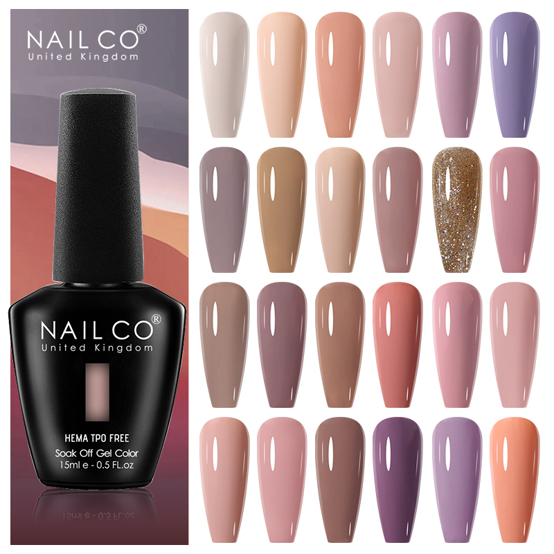 NAILCO 15ml Nail Gel Polish Pi - Nail Art Natural Pink 评论和价格