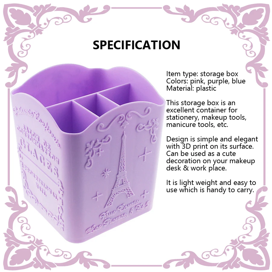 4-Compartment Nail Art Brush H - Nail Art Sch 评论和价格