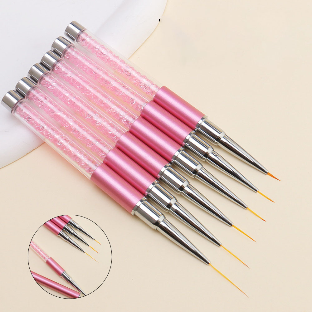 6pcs/Set Acrylic French Stripe - Nail Art Sch 评论和价格