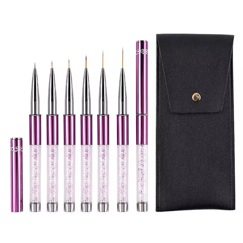 6pcs/Set Acrylic French Stripe - Nail Art Sch 评论和价格