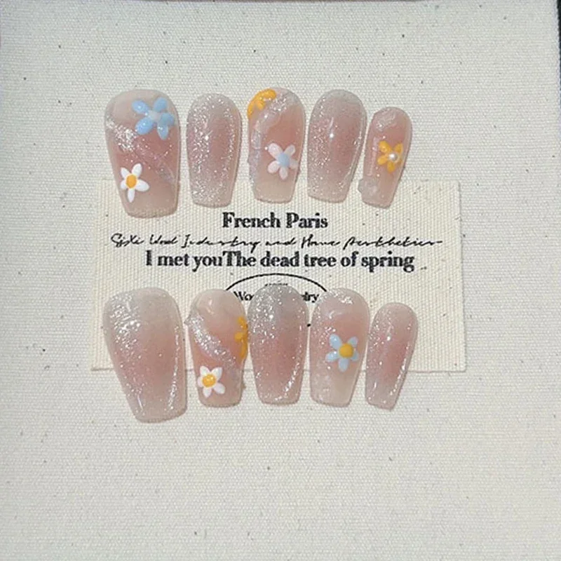 10pcs Cute Handmade Cat Eye Po - Nail Art Cat Eye Pink 评论和价格