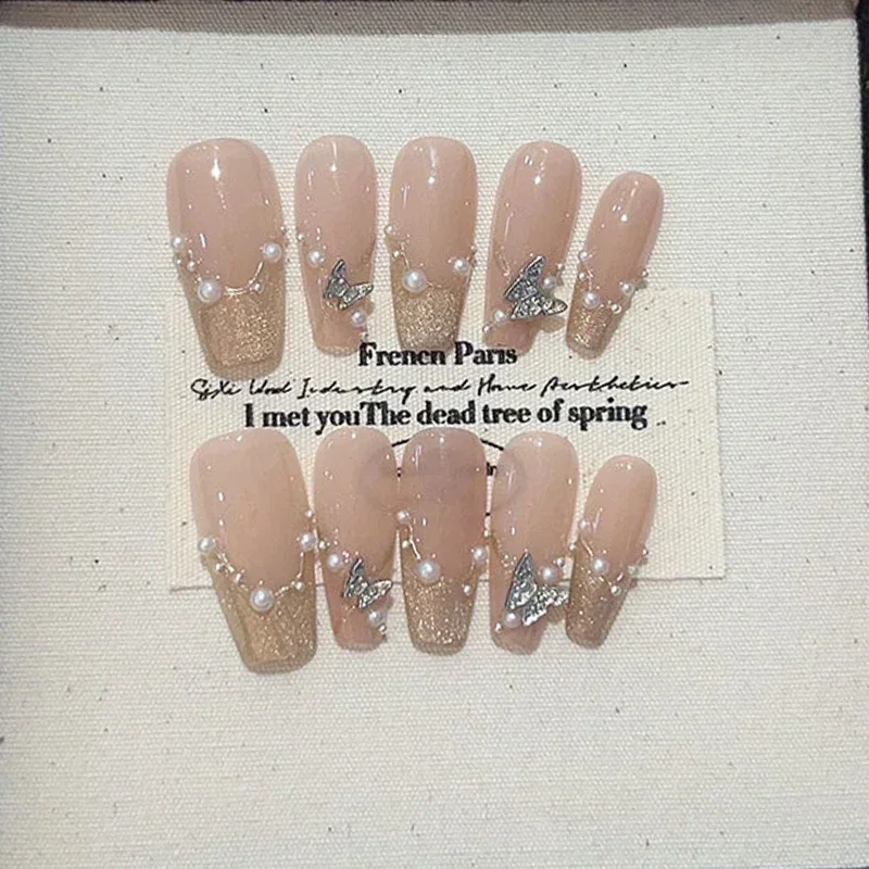 10pcs Cute Handmade Cat Eye Po - Nail Art Cat Eye Pink 评论和价格