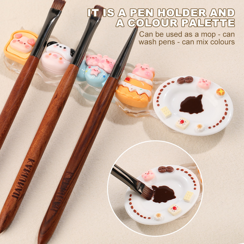 KANIU Cute Animal Nail Brush H - Nail Art Sch 评论和价格