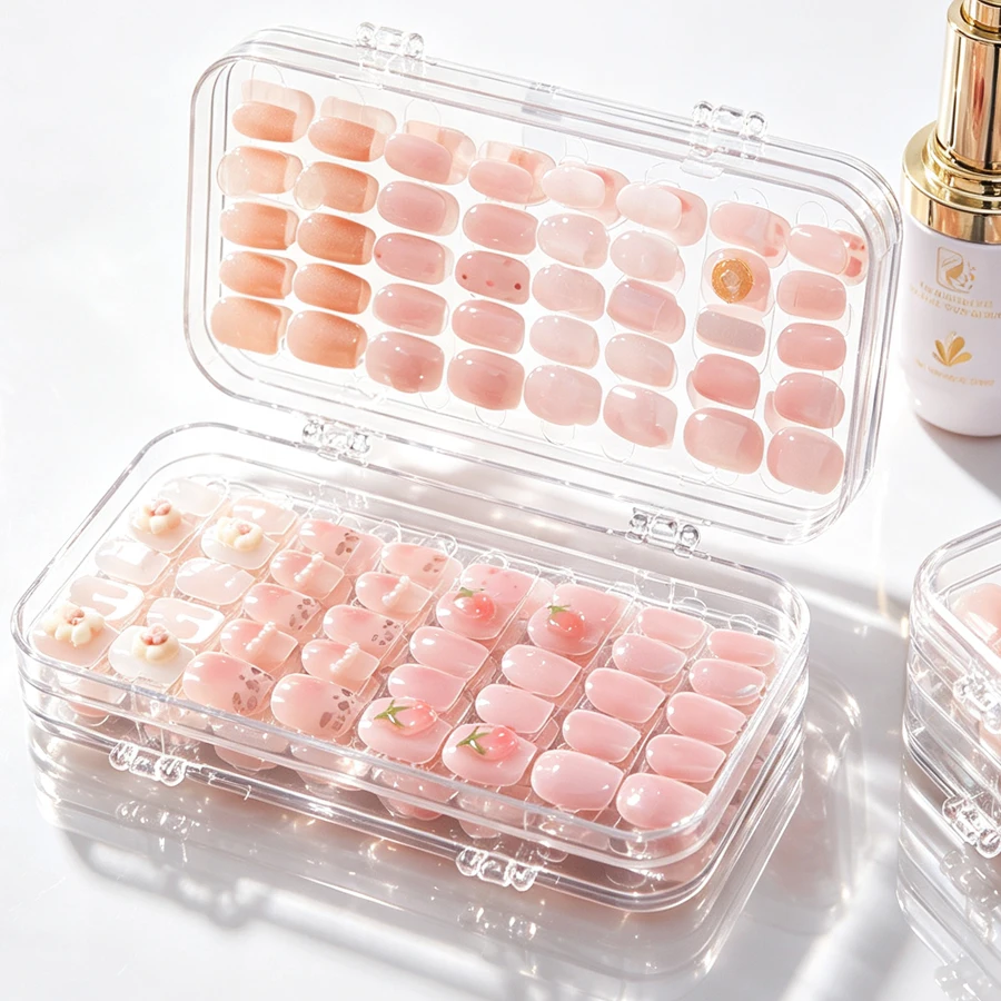 Clear Foldable Press On Nail S - Nail Art Sch 评论和价格