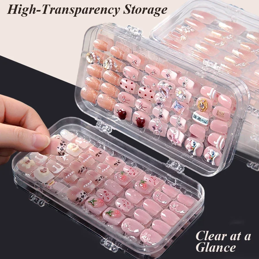 Clear Foldable Press On Nail S - Nail Art Sch 评论和价格