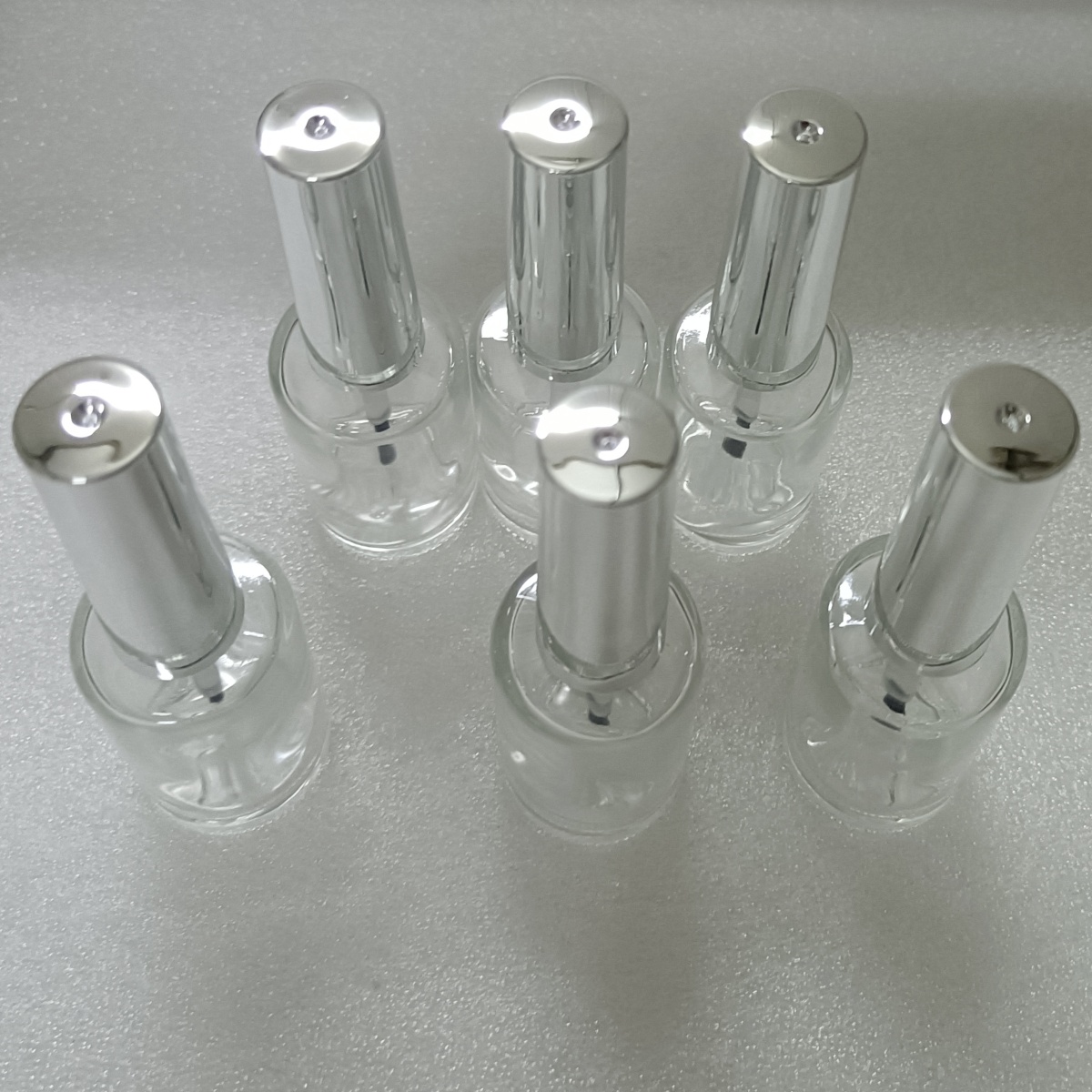 13ml 6 Pieces Clear Glass Nail - Nail Art Sch 评论和价格