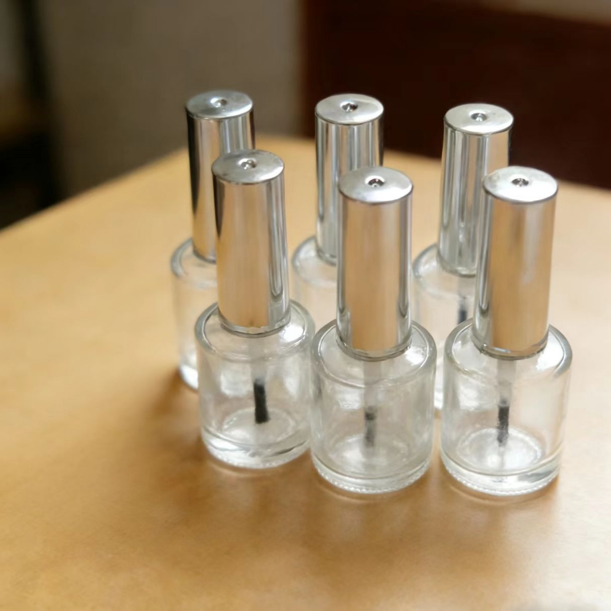13ml 6 Pieces Clear Glass Nail - Nail Art Sch 评论和价格