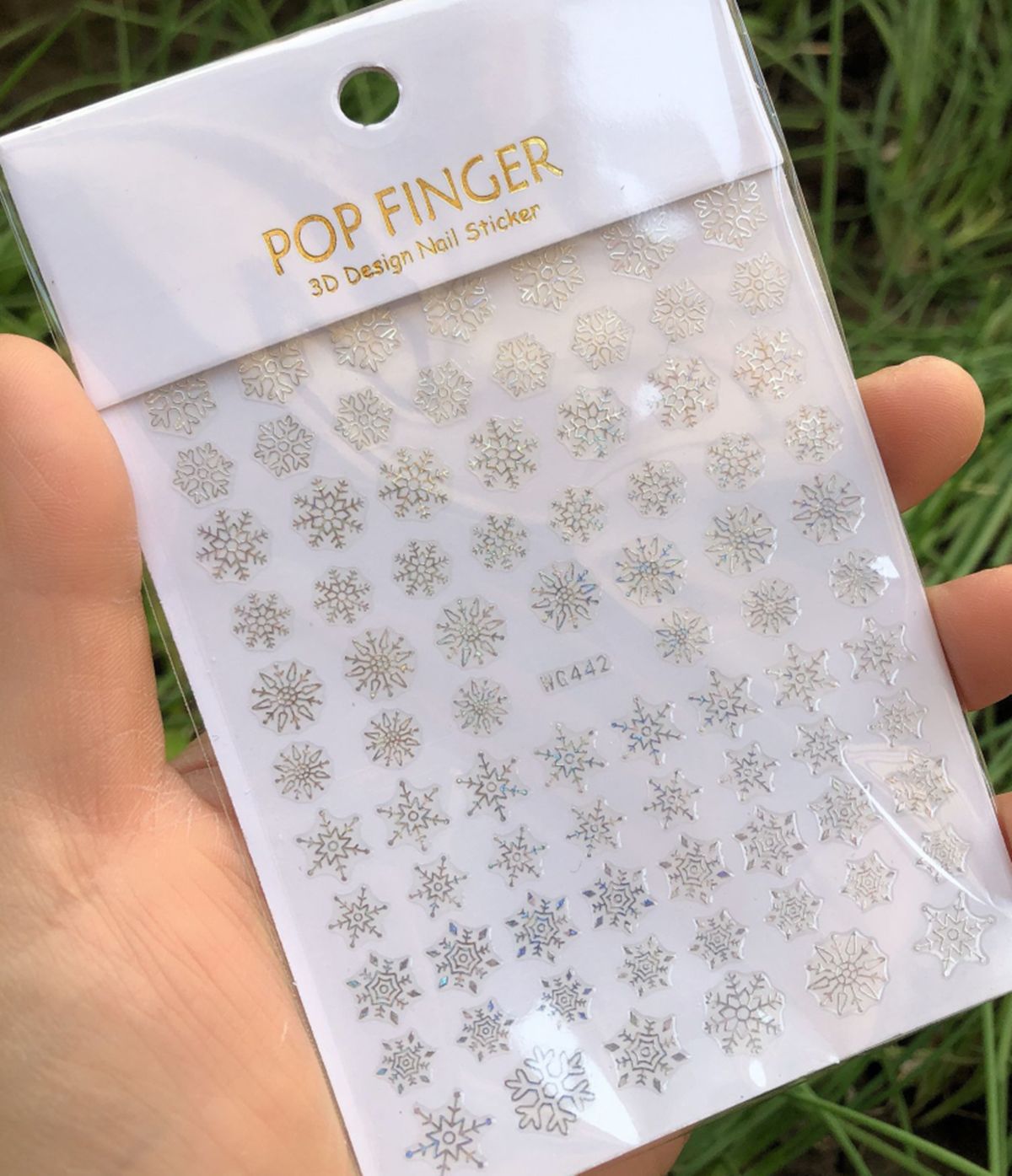 Holographics Silver Snowflakes - Nail Art Xmas 评论和价格