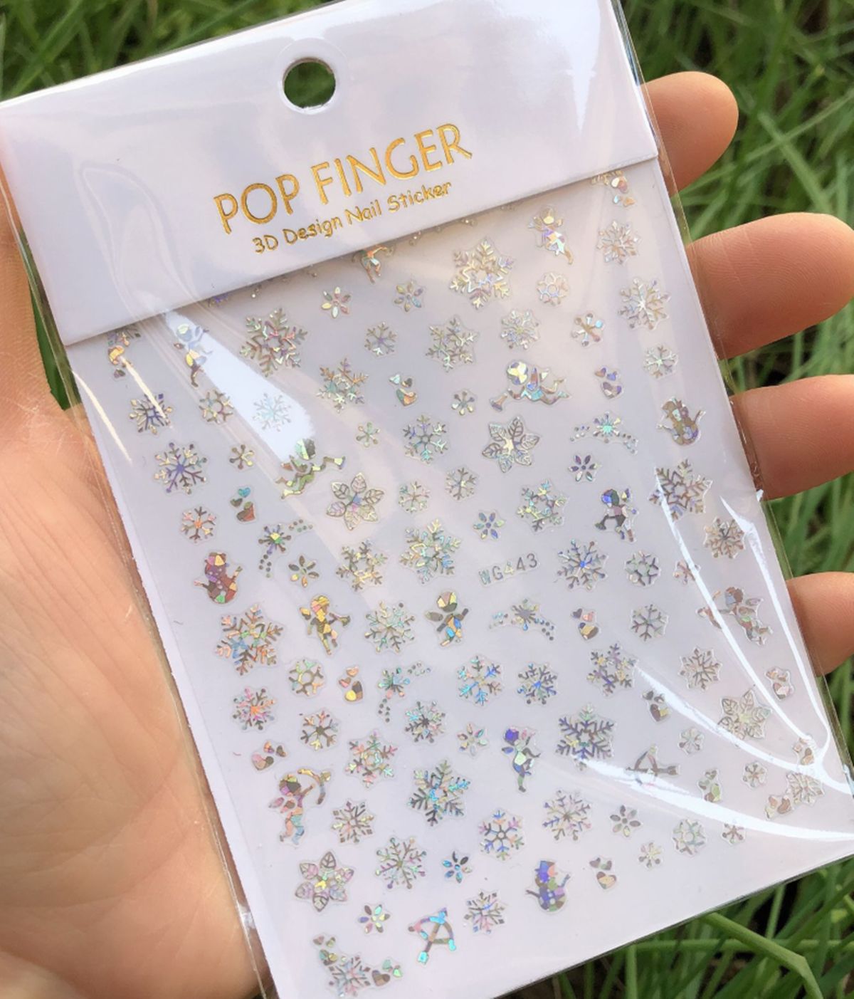 Holographics Silver Snowflakes - Nail Art Xmas 评论和价格