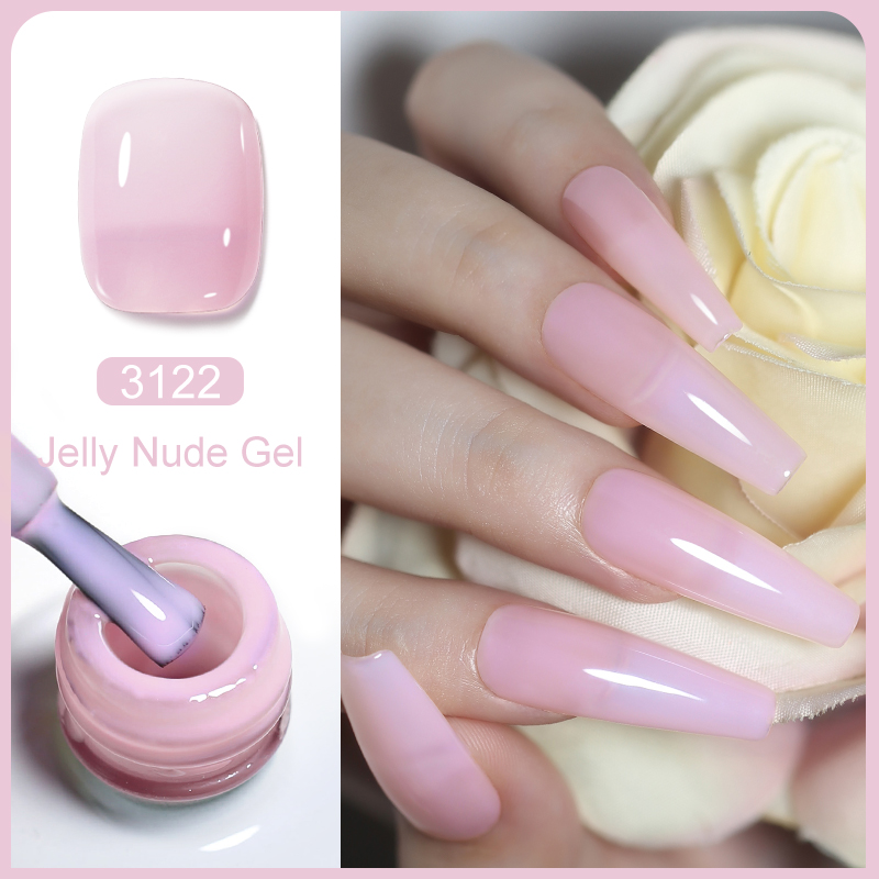 NailCo Jelly Gel Nail Polish T - Nail Art Natural Pink 评论和价格