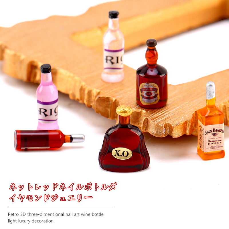 20*pcs New Wine Bottle Nail Ch - Nail Art Xmas 评论和价格