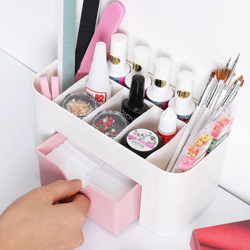 Nail Art Organizer Desktop Dra - Nail Art Sch 评论和价格